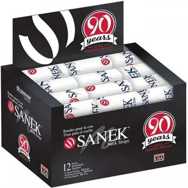 Sanek Neck Strips 12pk of 60 pcs