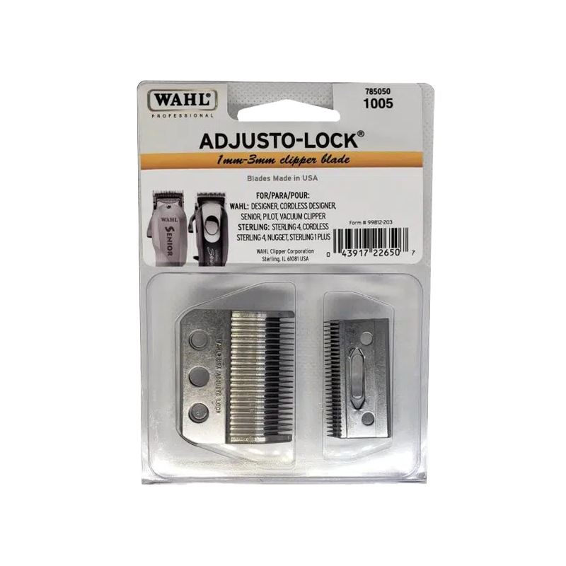 Wahl - 3 Hole Adjusto-Lock Clipper Blade #1005