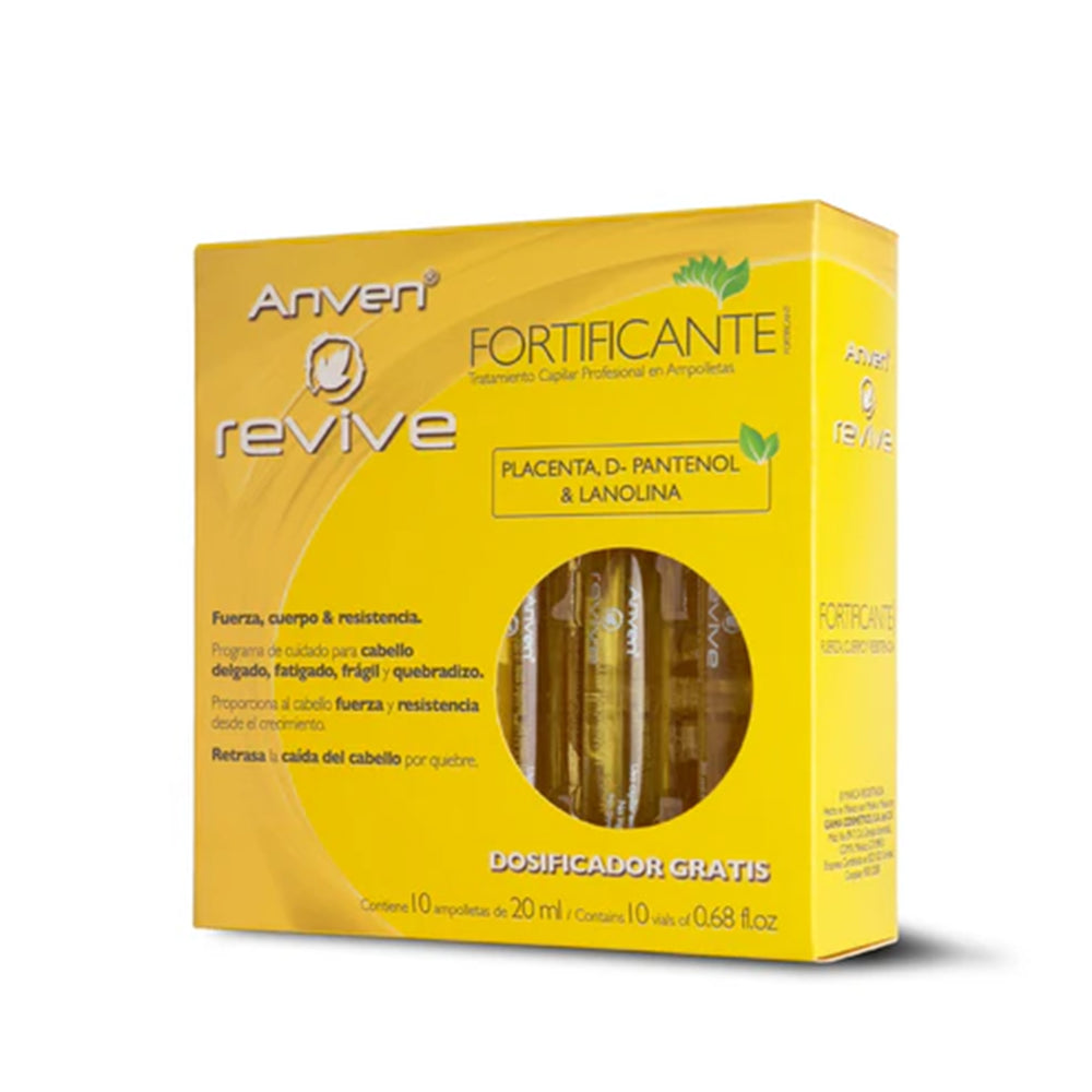 Anven - Revive Fortificante Tratamiento Capilar En Ampolletas Est.c/10