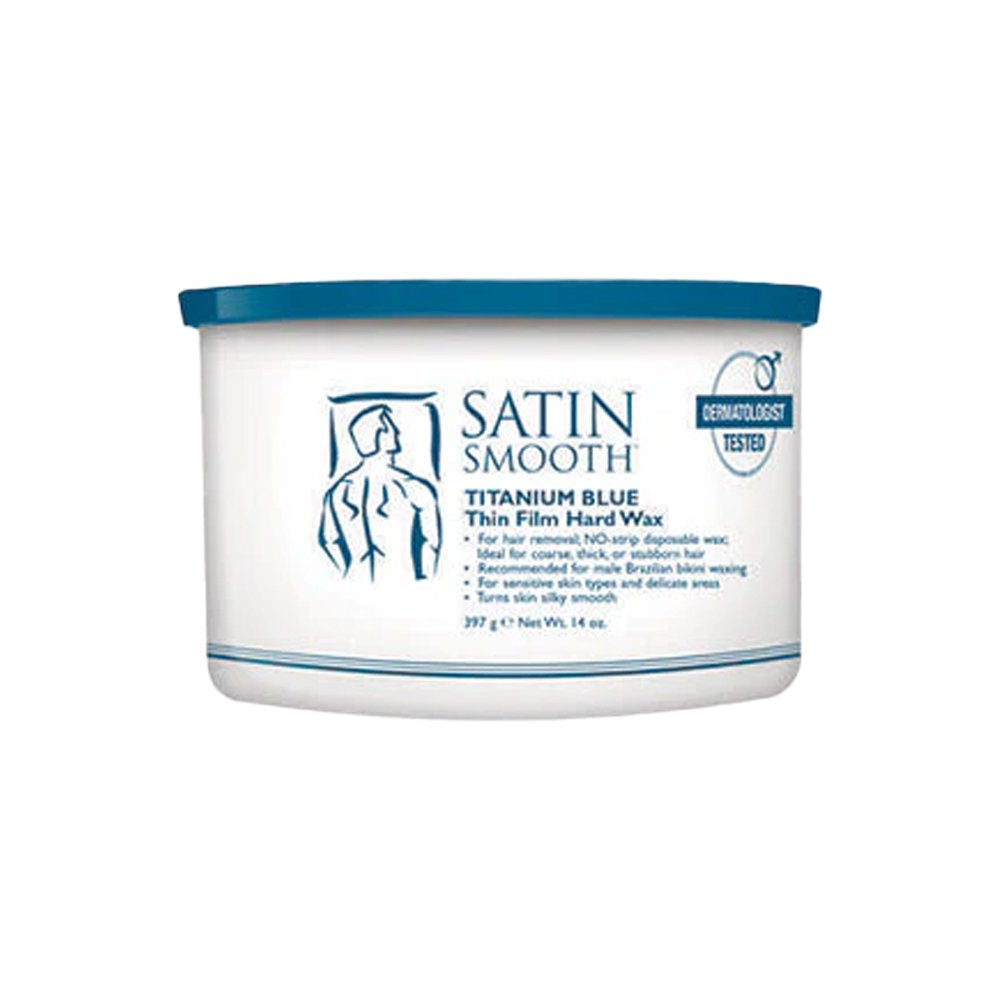 Satin Smooth - Titanium Blue Thin Film Hard Wax