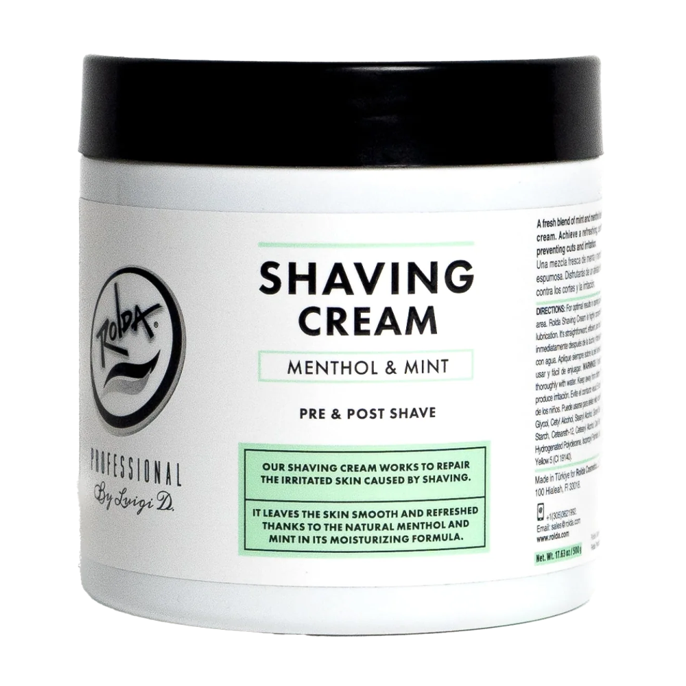 Rolda - Menthol & Mint Shaving Cream For Sensitive Skin