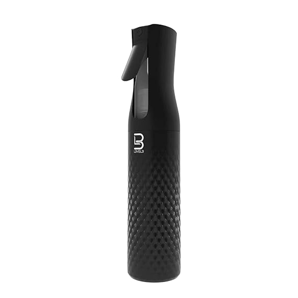 Level 3 - Beveled Spray Bottle - Continuous Spray with a Fine Mist Pattern