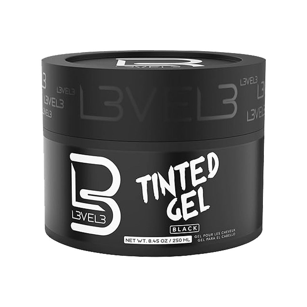 Level 3 - Tinted Gel Black - Temporary Black Hair Gel For Hair No Flaking